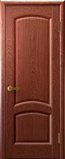 Межкомнатная шпонированная дверь Luxor Legend Лаура Красное дерево глухая — фото 1